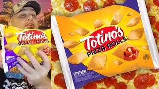 Totinos Pepperoni Pizza Rolls Review [upl. by Akihdar327]