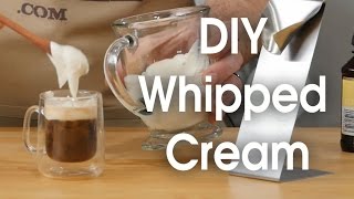 DIY whipped cream in 60 seconds [upl. by Avik]