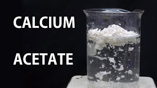 Making Calcium Acetate from eggshells [upl. by Issak999]