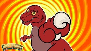 Best T Rex Dinosaur Songs  Dinosaur Battles  Dinosaur Songs for Kids from Howdytoons [upl. by Ardnasella107]