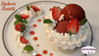 Recette de Vacherin Revisité à la Fraise [upl. by Anuat]