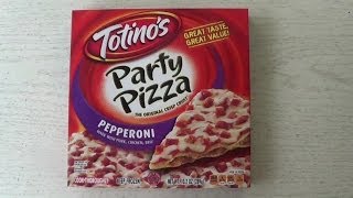 Totinos Peperoni Party Pizza Review [upl. by Erdua39]