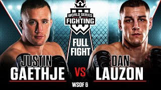 Full Fight  Justin Gaethje vs Dan Lauzon  WSOF 6 2013 [upl. by Pinto162]