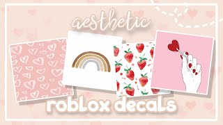 50 Aesthetic Roblox Decal Codes  Roblox [upl. by Zurc]