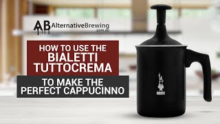 How to Use the Bialetti Tuttocrema Milk Frother [upl. by Ylenaj]