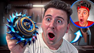 CONSEGUI A BEYBLADE INVENCÍVEL COM ESPINHOS [upl. by Dov343]