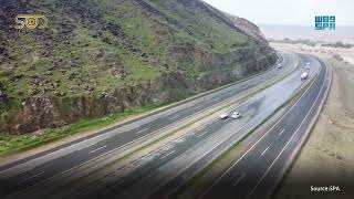 Greenery Covers Makkah Mountains in Saudi [upl. by Eivlys]