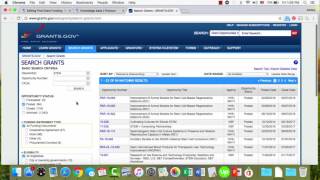 how to search for grants using grantsgov [upl. by Iv]