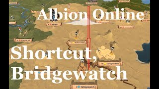 Albion Online  Caerleon to Bridgewatch fast almost safely [upl. by Yetak853]