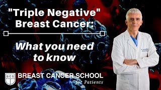 Triple Negative Breast Cancer What you need to know [upl. by Ffej]