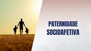 Paternidade socioafetiva [upl. by Nauh537]