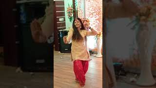 Chatak matak song wedding dance  impromtu sisters wedding RenukaPanwarSinger [upl. by Nylakcaj847]