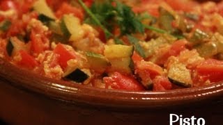 VEGETABLE STEW  PISTO BY SPANISH COOKING [upl. by Eimme]