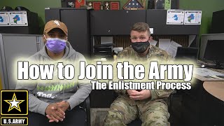 How To Join The Army  The Enlistment Process Recruiter ASVAB MEPS DEPS [upl. by Rennob]