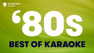 1 HOUR NON STOP BEST OF 80s MUSIC  KARAOKE WITH LYRICS [upl. by Ennayd]