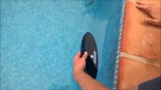 Foco solar led para piscinas Underwater solar pool light [upl. by Adidnac4]