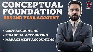 Conceptual Foundation  BBS 2nd year Account Chapter 1  Cost Management and Financial Accounting [upl. by Harriette]