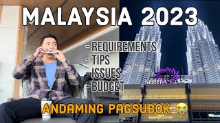 LET’S TRAVEL TO MALAYSIA 2023 Requirements [upl. by Zeitler306]