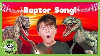 Raptor Song TRex Ranch Dinosaur Songs [upl. by Anevad560]