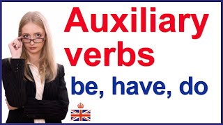 Auxiliary verbs Helping verbs  English grammar lesson [upl. by Phedra]