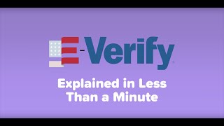 Everify Explained in Less Than a Minute [upl. by Els]