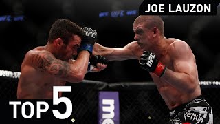 Joe Lauzon MMA Jiu jitsu Top 5 UFC fight highlight 2015 [upl. by Max]