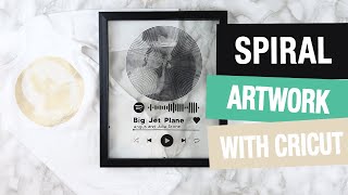 Spiral Betty Artwork Cricut Tutorial [upl. by Isbel816]