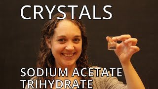 Sodium Acetate Trihydrate  Crystals [upl. by Akehsar]