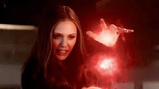 Scarlet Witch  All Scenes Powers 1  The Avengers Age of Ultron [upl. by Novj]