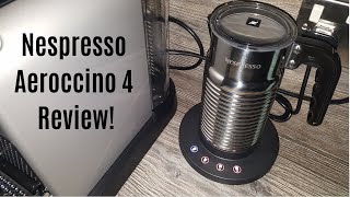 Nespresso Aeroccino 4 Milk Frother Review  Worth upgrading from the Aeroccino 3 [upl. by Norrehs]