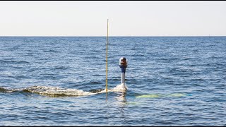 Research Submarine quotEuronautquot  at the Periscope Depth [upl. by Porter]