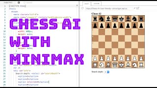 Chess AI with Minimax [upl. by Berardo]