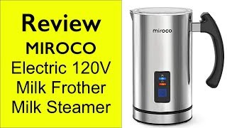 Review Miroco Milk Frother  How to make froth milk at home [upl. by Beryl]