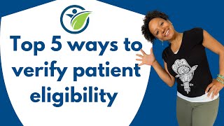 5 Ways to verify patient Insurance Eligibility  Medical Billing Terms [upl. by Laeno]