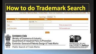 How to do Trademark Public Search  Online Demo [upl. by Naji]