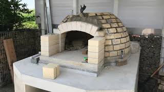 Pompeii Brick Pizza Oven Pizzaofen selber bauen DIY [upl. by Brackely]