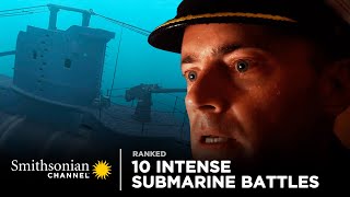 10 Intense Submarine Battles 💥 Hell Below  Smithsonian Channel [upl. by Ettenaj]