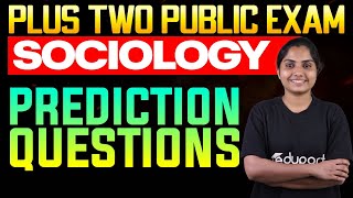 Plus Two Humanities Sociology  Prediction Questions  Eduport [upl. by Jamal]