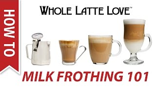 Milk Frothing for Beginners [upl. by Latta]