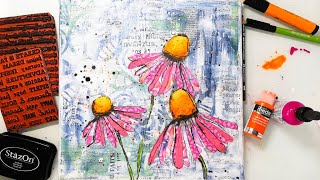 Mixed Media Canvas Tutorial [upl. by Levenson465]