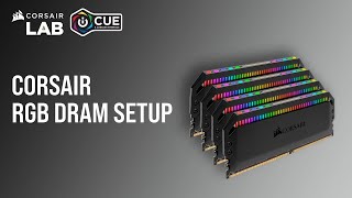 How To Set Up CORSAIR RGB RAM in iCUE 5 [upl. by Ellene]