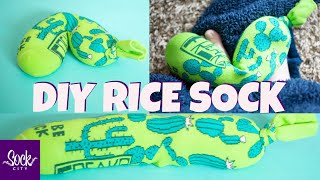 Easy DIY Rice Heating Pad in 3 Minutes  No Sew  ★ amp Announcement ★  Fun Sock Creations [upl. by Nylisoj363]