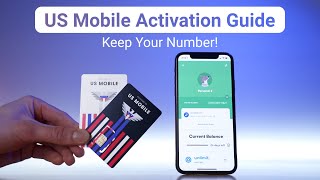 US Mobile Activation Guide  Keep Your Number [upl. by Omsoc375]