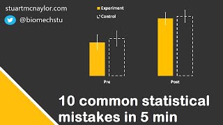 Ten Statistical Mistakes in 5 Min [upl. by Towrey]