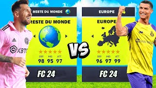 EUROPE vs Le RESTE DU MONDE sur FC24  🌎 Les cartons rouge sont de sorties [upl. by Llenil858]