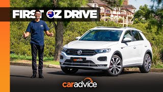 Volkswagen TRoc 2020 Review Australian launch  CarAdvice [upl. by Laersi673]