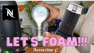 How To Foam Milk With Aeroccino 3 Make Coffee With Foam Tips amp Tricks  Easy Foamed Latte Recipe [upl. by Allebasi]