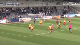 AFC Telford United v Stockport County FC [upl. by Eenhat]