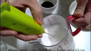 How To Make Latte Art with Mini Milk Frother [upl. by Zat]