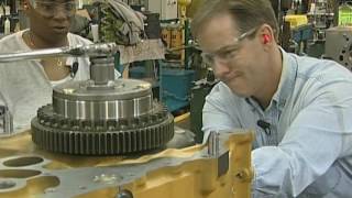 Caterpillar Tough Jobs  Engine Assembly [upl. by Sirotek]